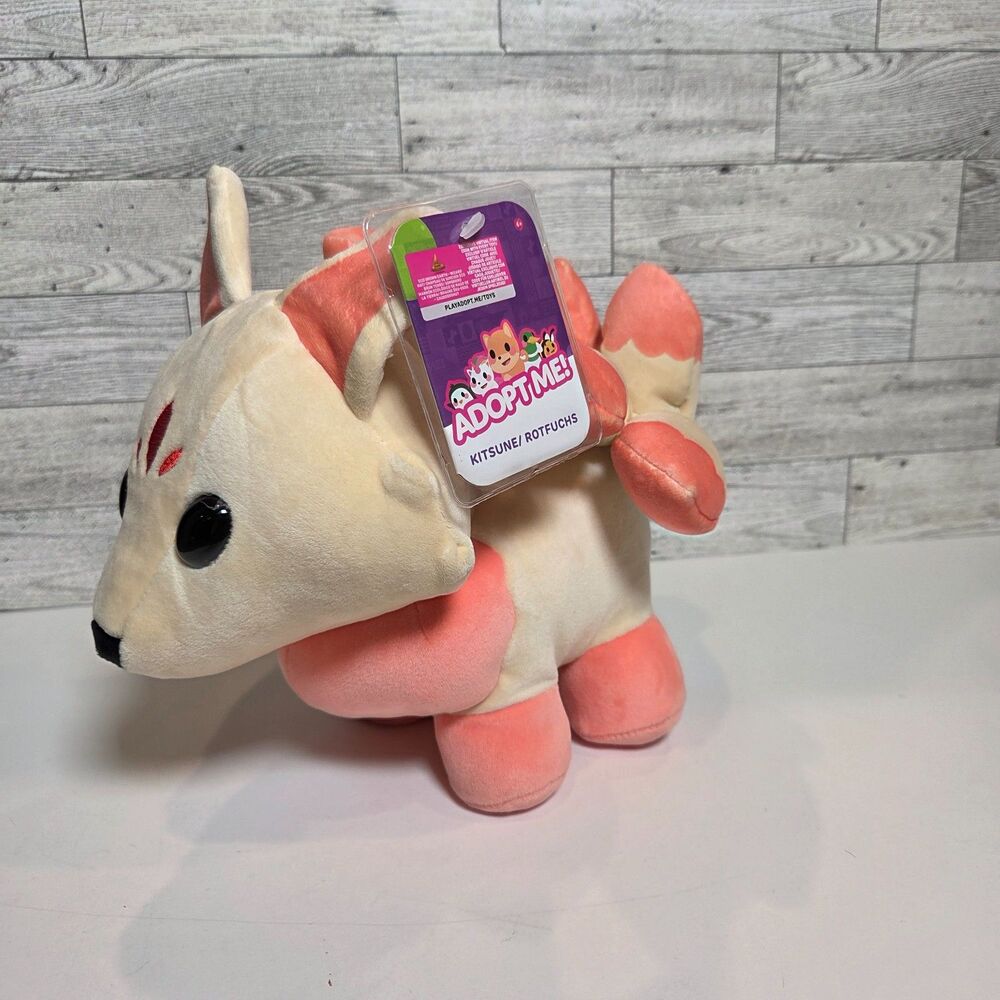 Jazwares Adopt Me Kitsune 8" Plush NWT Virtual Code Roblox Series 1